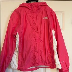 North Face Womens Stinson Jacket Windbreaker Rain Totally Pink Spring Sz L